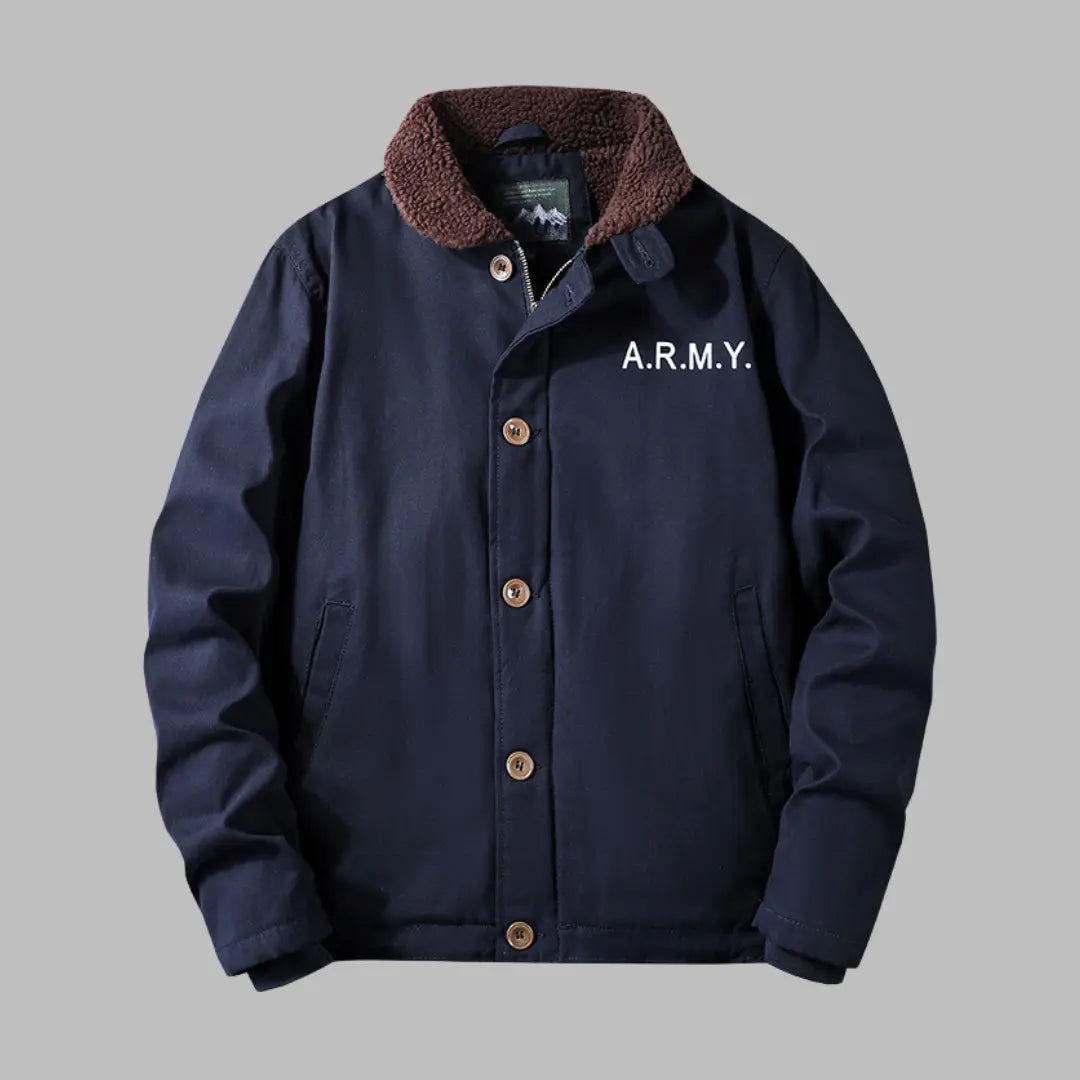 Aiden™ - Men's winter jacket with fleece lining