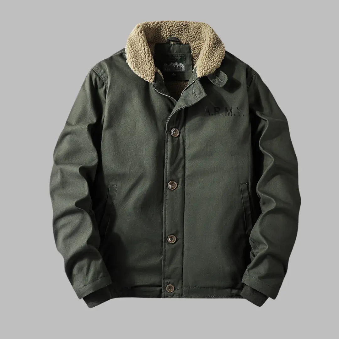 Aiden™ - Men's winter jacket with fleece lining