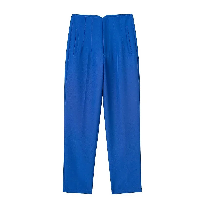 Claude™ - Elegant High-Waisted Trousers