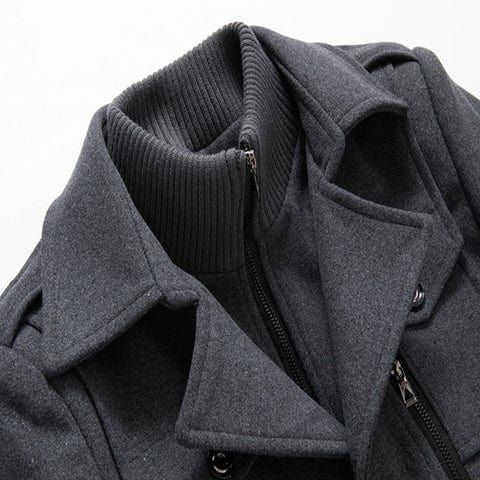 Warm men's coat