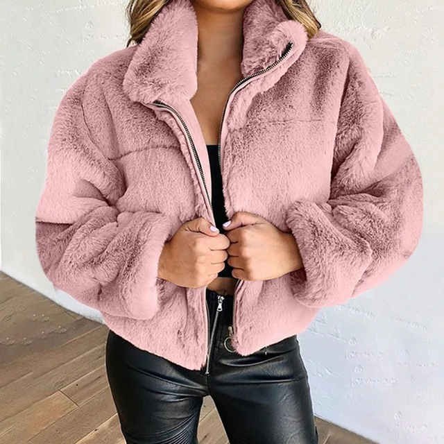 Winter fashion plush jacket