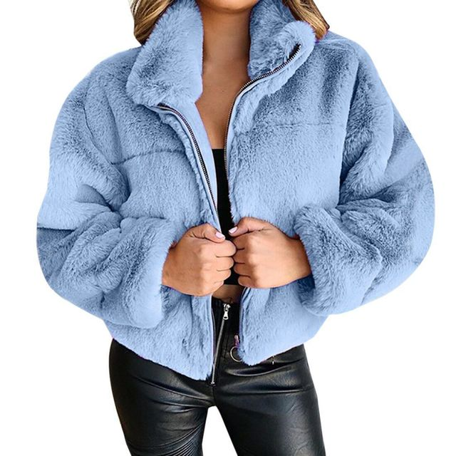 Winter fashion plush jacket