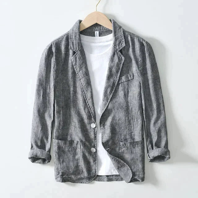 Casual linen blazer