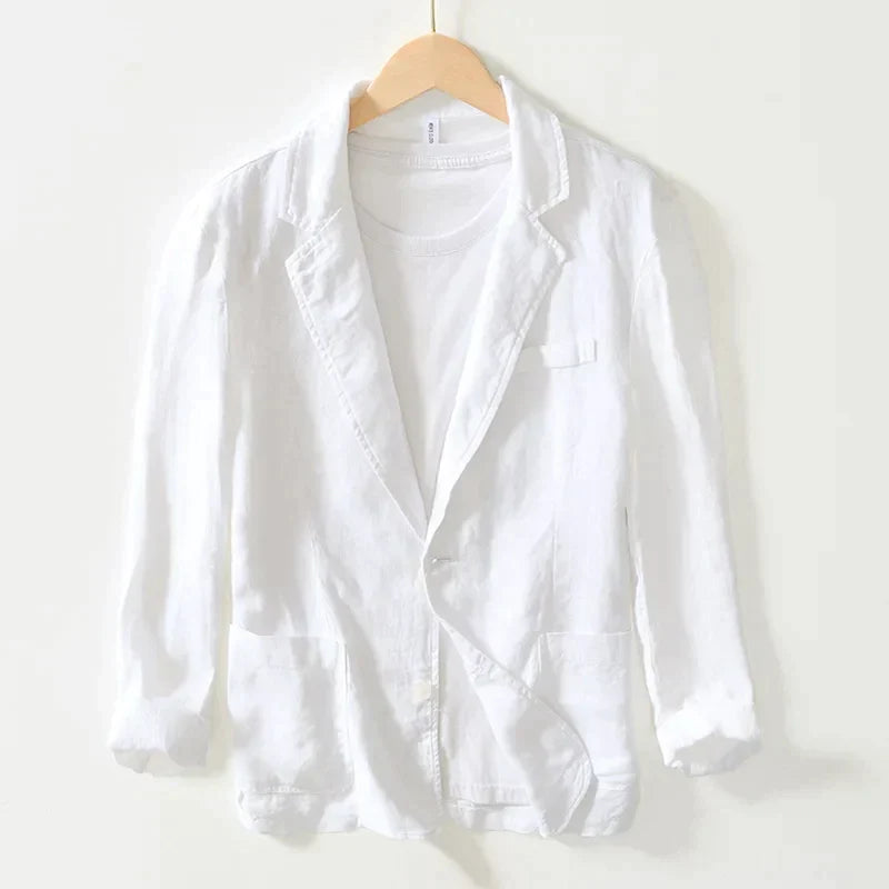 Casual linen blazer