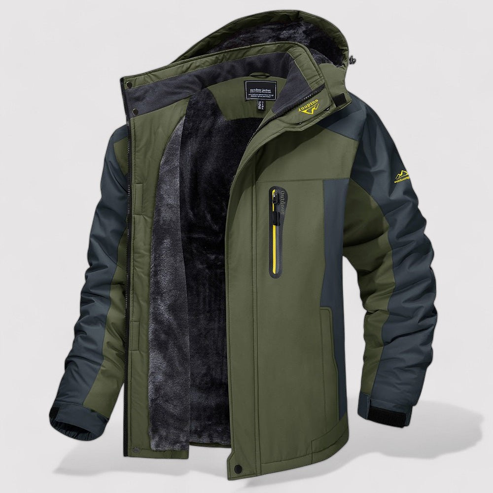 Ancien | Men's Thick Fleece-lined Waterproof Winter Jacket