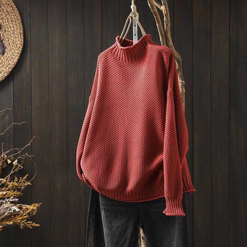 Knitted sweater for women