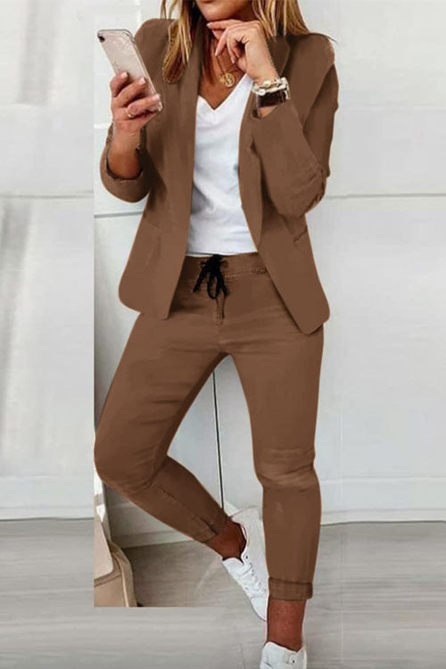 farah™ - Elegant Blazer and Trousers Set