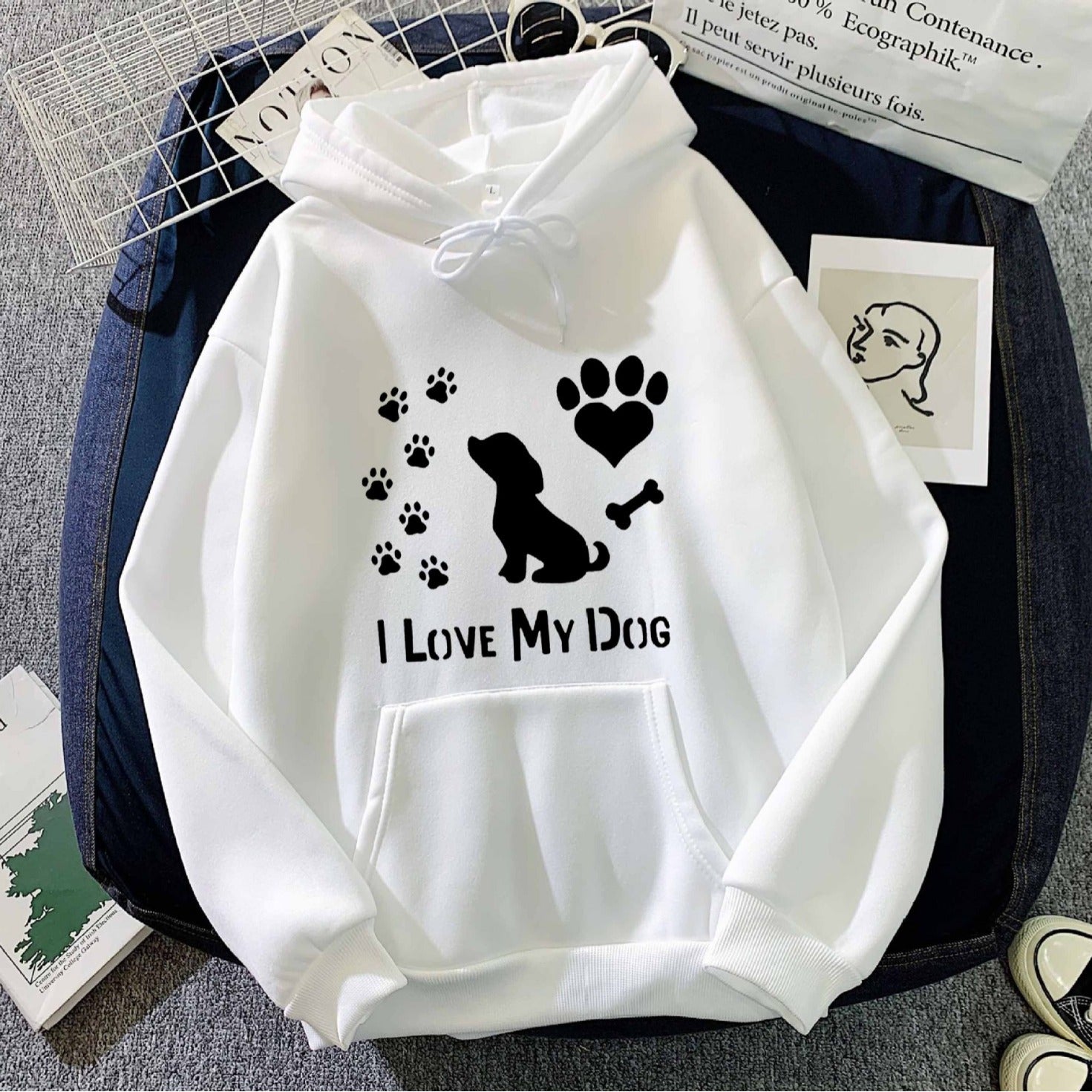 Frankie - Cosy Dog Lover Hoodie