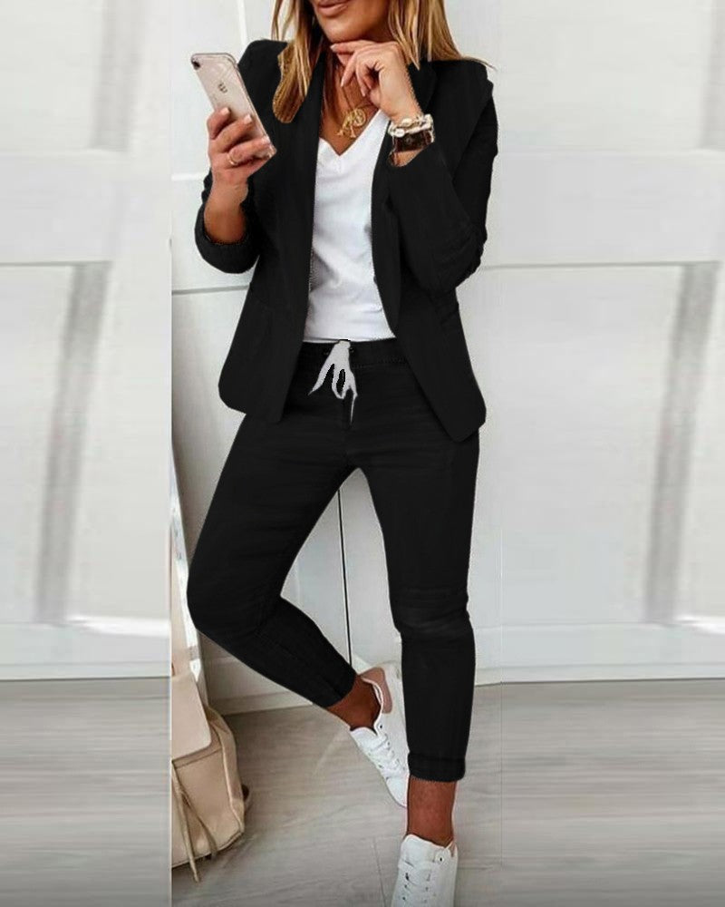 farah™ - Elegant Blazer and Trousers Set