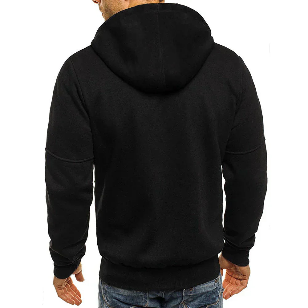 Men's hooded cardigan jacket