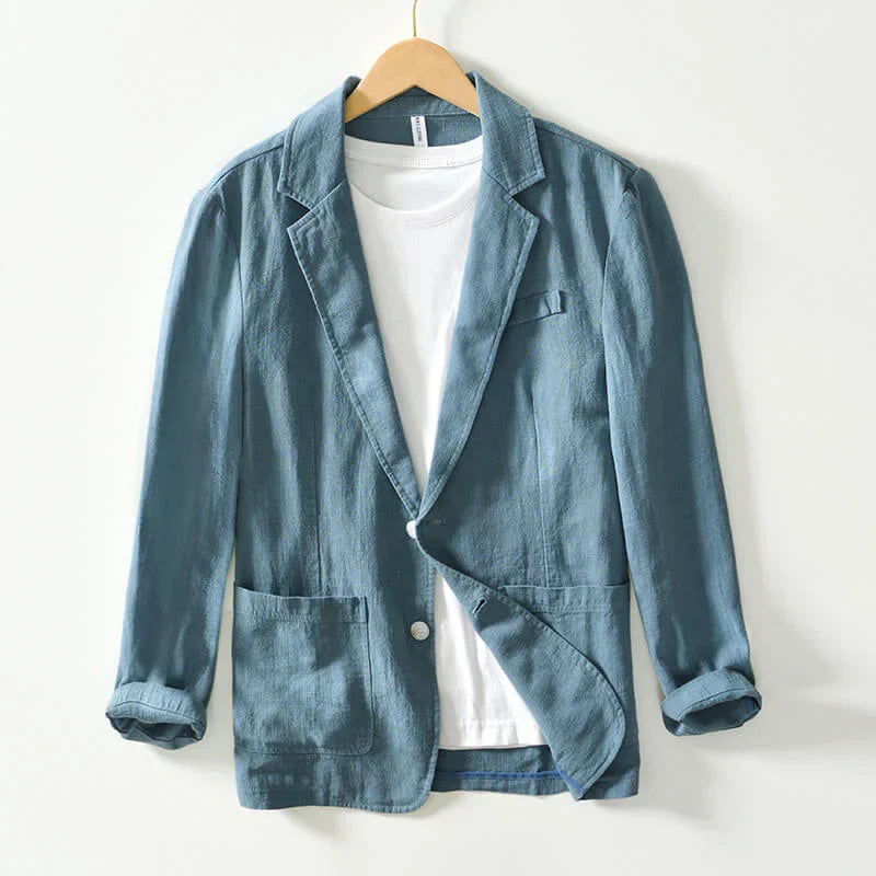 LINEN Mens Summer Jacket