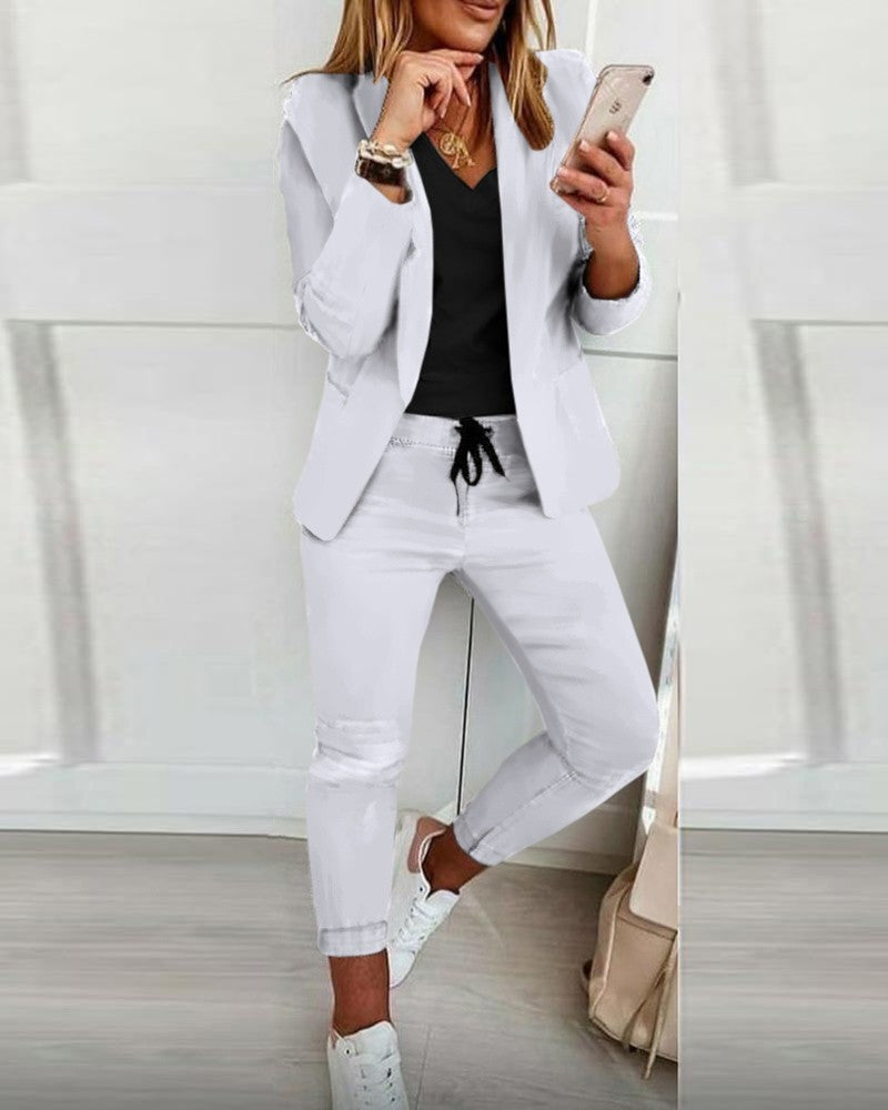 farah™ - Elegant Blazer and Trousers Set