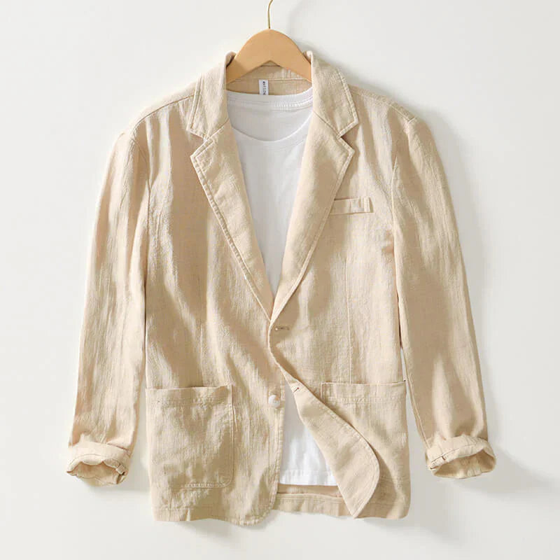 LINEN Mens Summer Jacket