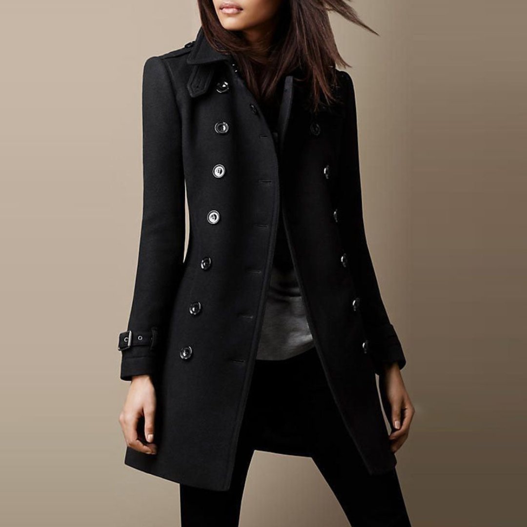 Viner | Button Down Long Coat for Women