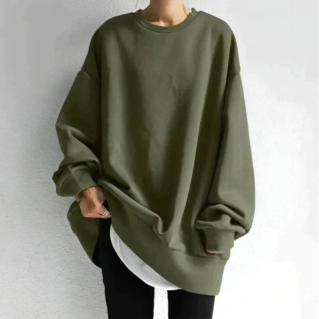 Owenaram | Oversized Long Sleeves Sweatshirt For Women