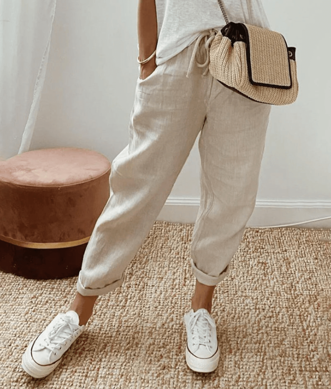 Elegant Cotton Pants