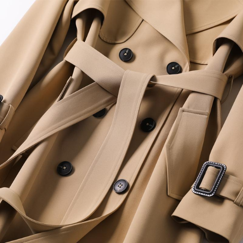 Women's Trench Coat with Classic Design