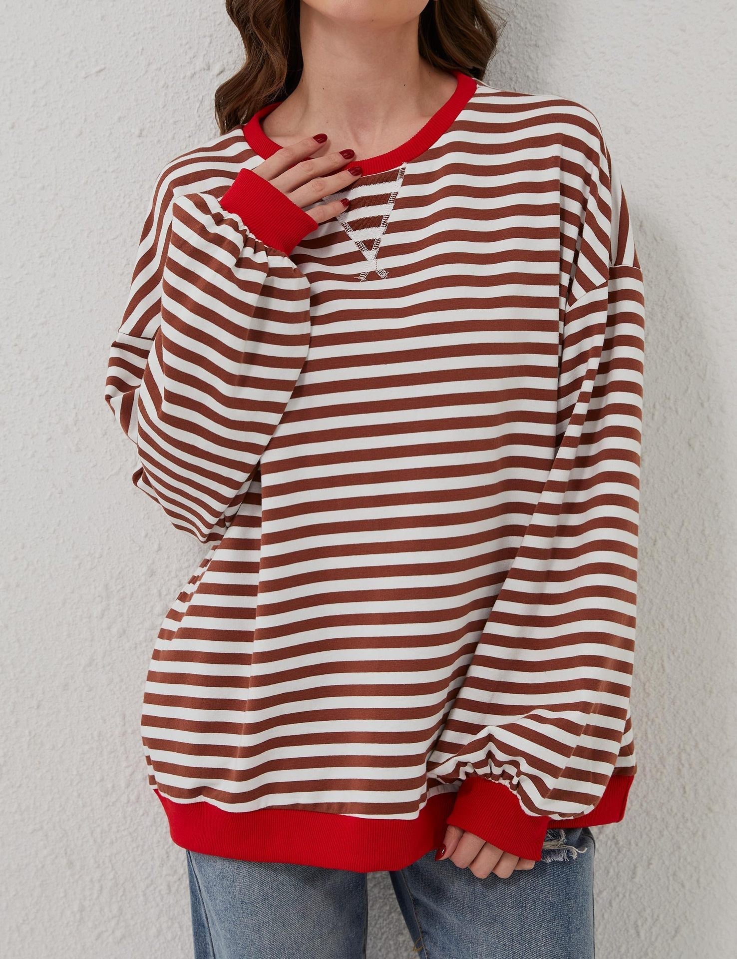 Solenn - Cozy Stripes Sweatshirt