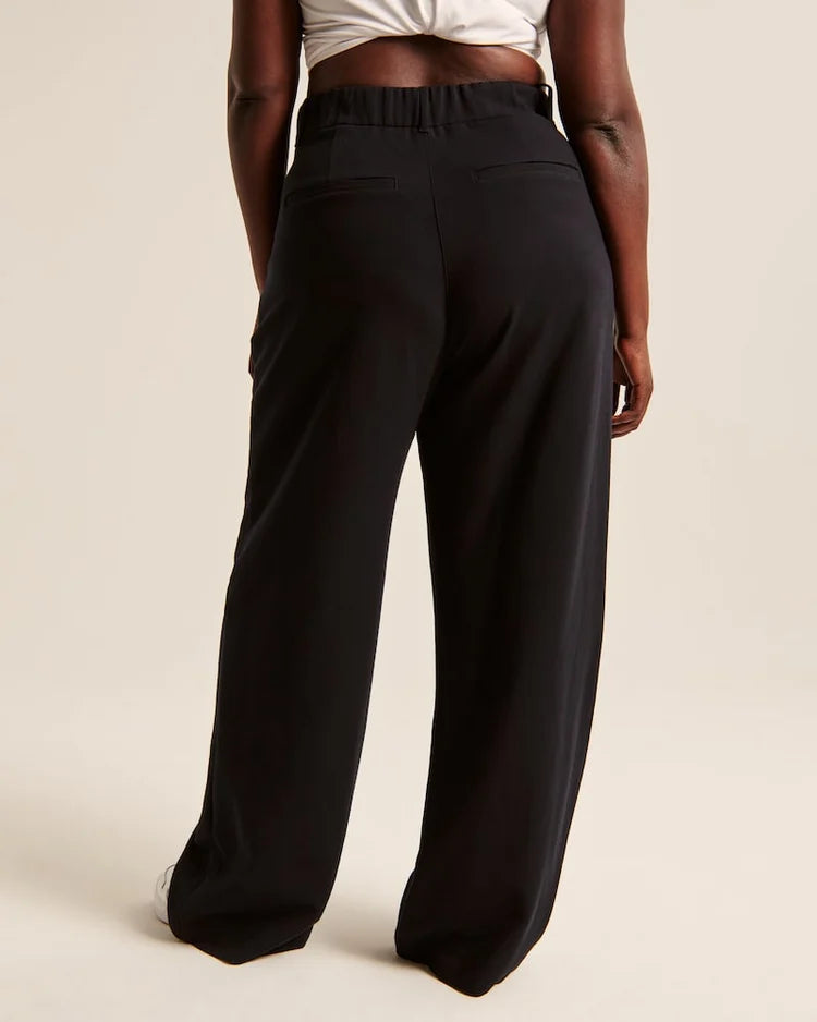 Oversized elasticated trousers