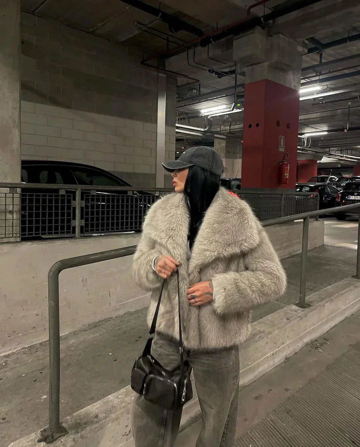 Jacket Made Of Faux Fur