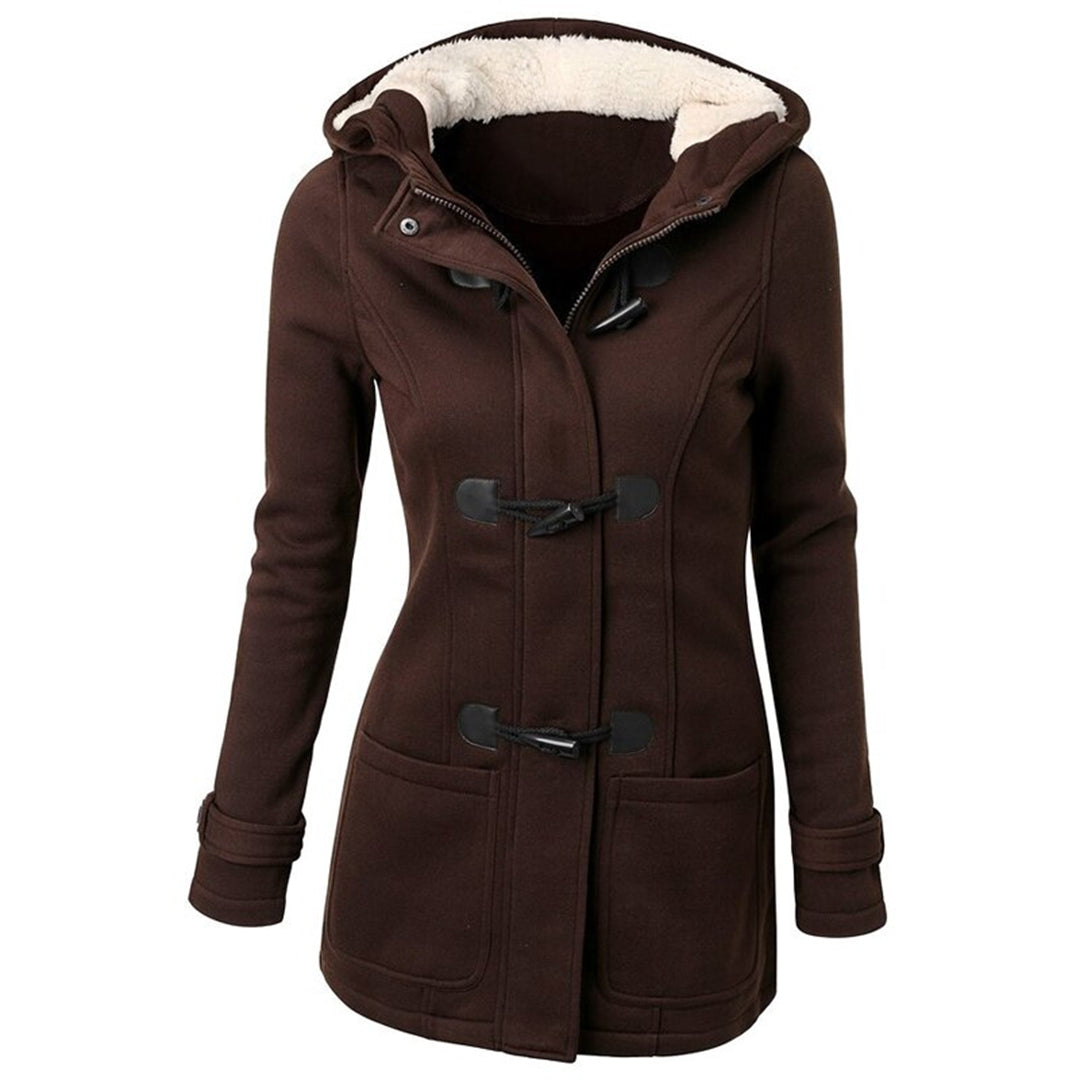 Warm winter jacket with hood