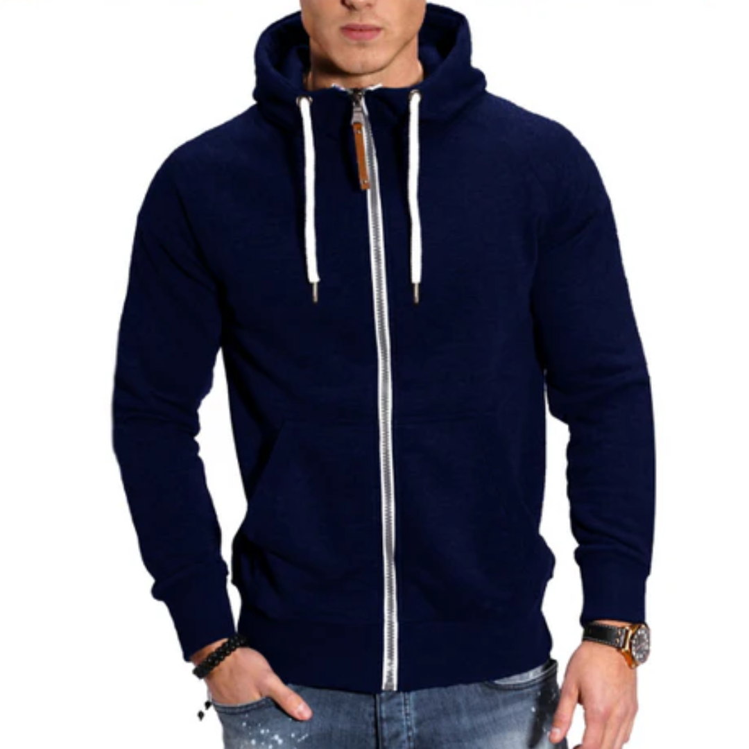 Harvey | Thick Winter Zip Up Jacket For Men