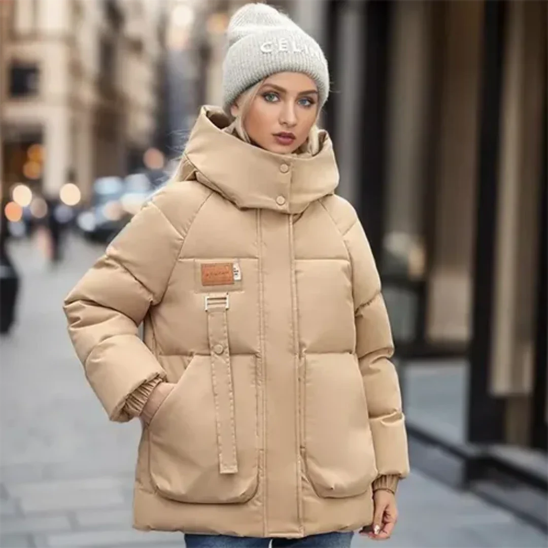 Raynalim | Hooded Winter Down Jacket For Women