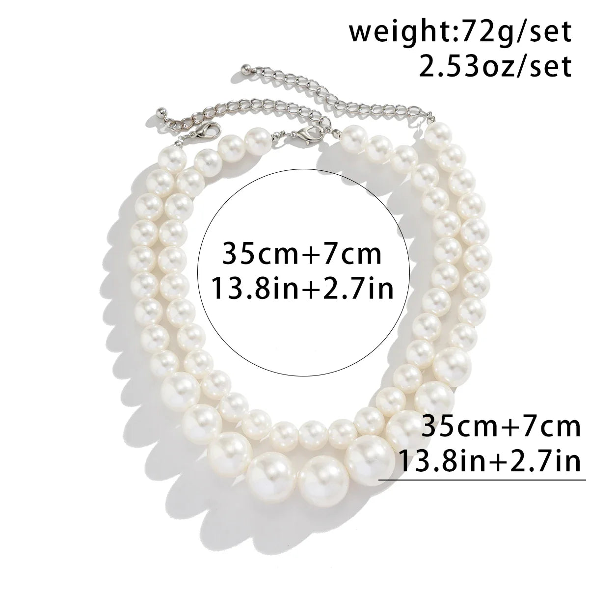 Elegant 2Pcs Pearl