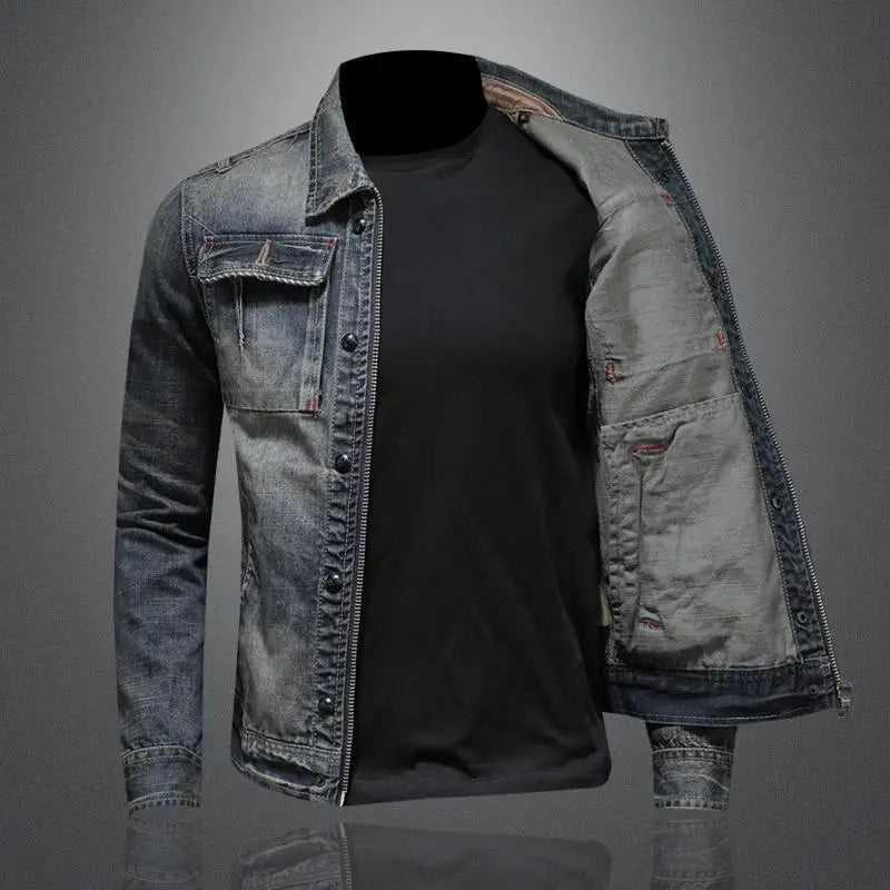 Antoine – Retro denim jacket for a vintage style