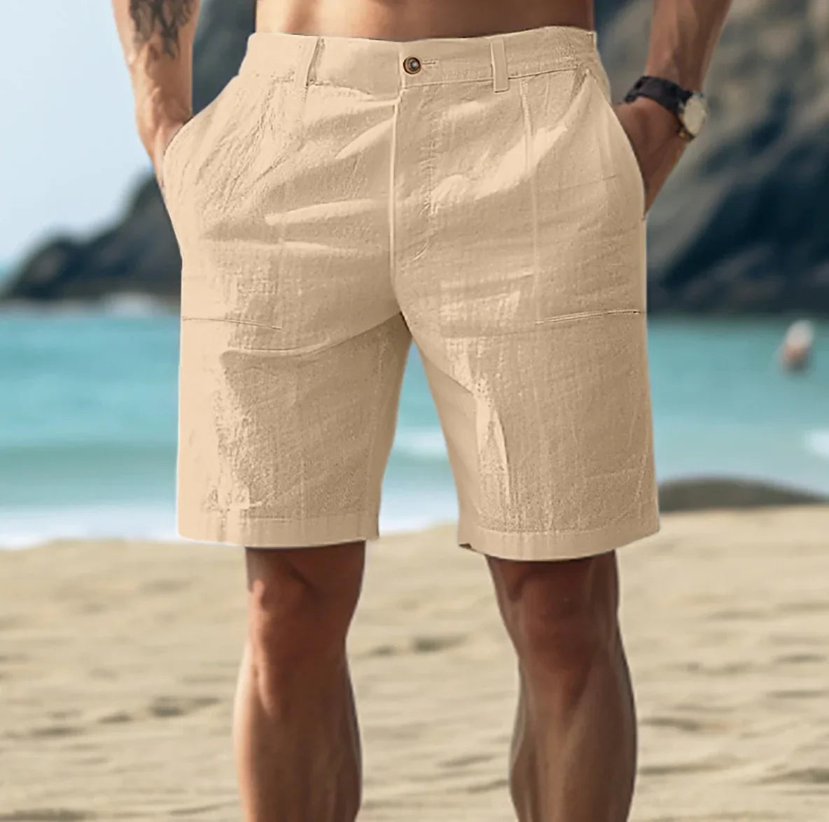 Linen Shorts For Summer