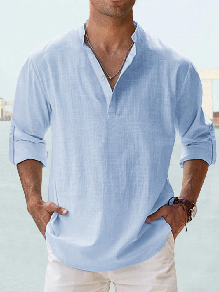 Cristofer™ - Elegant Linen Shirt for Men