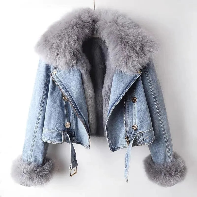 Marline - Denim Warm Jacket