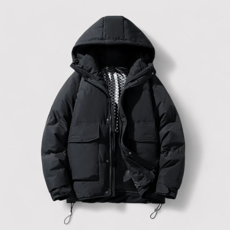 Ancien | Waterproof Hooded Winter Jacket for Men