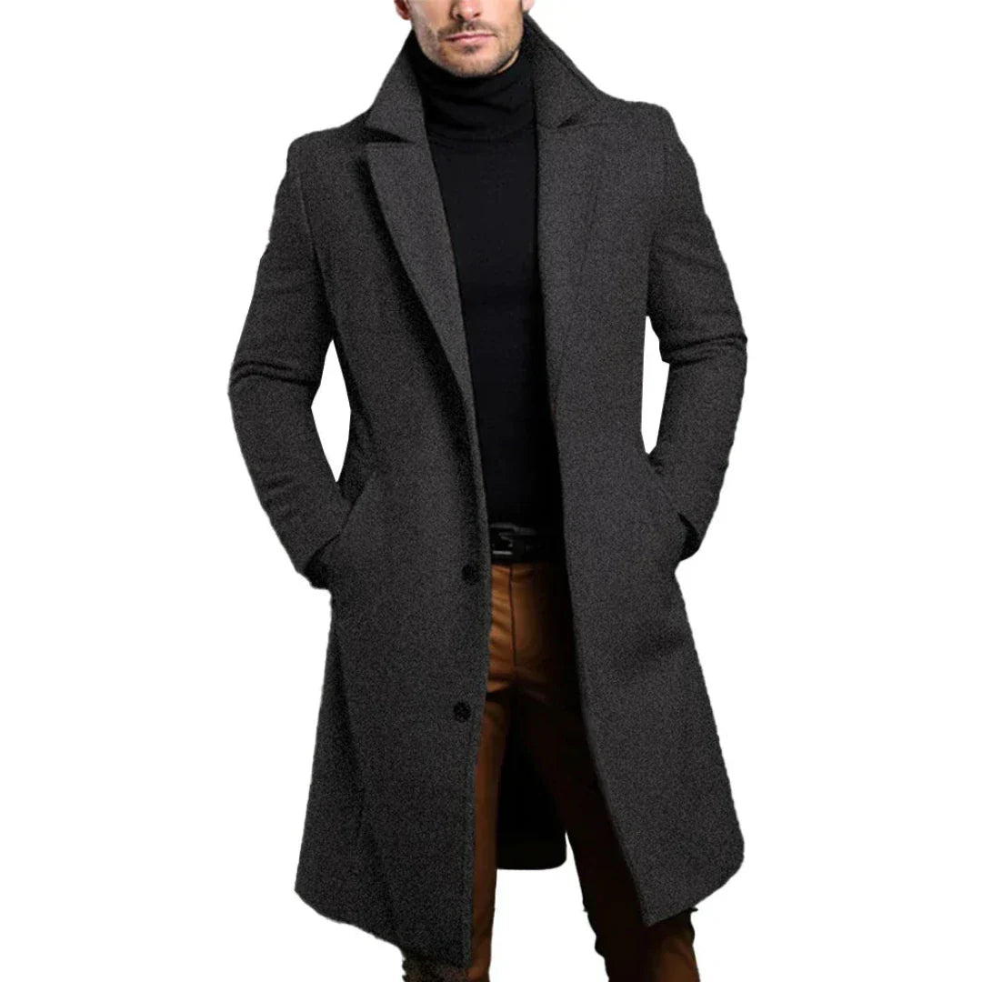 Ben | Warm Long Trench Coat for Men