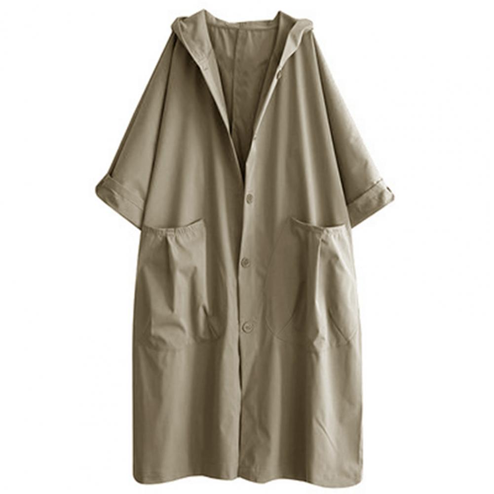 Cosy gabardine trench coat