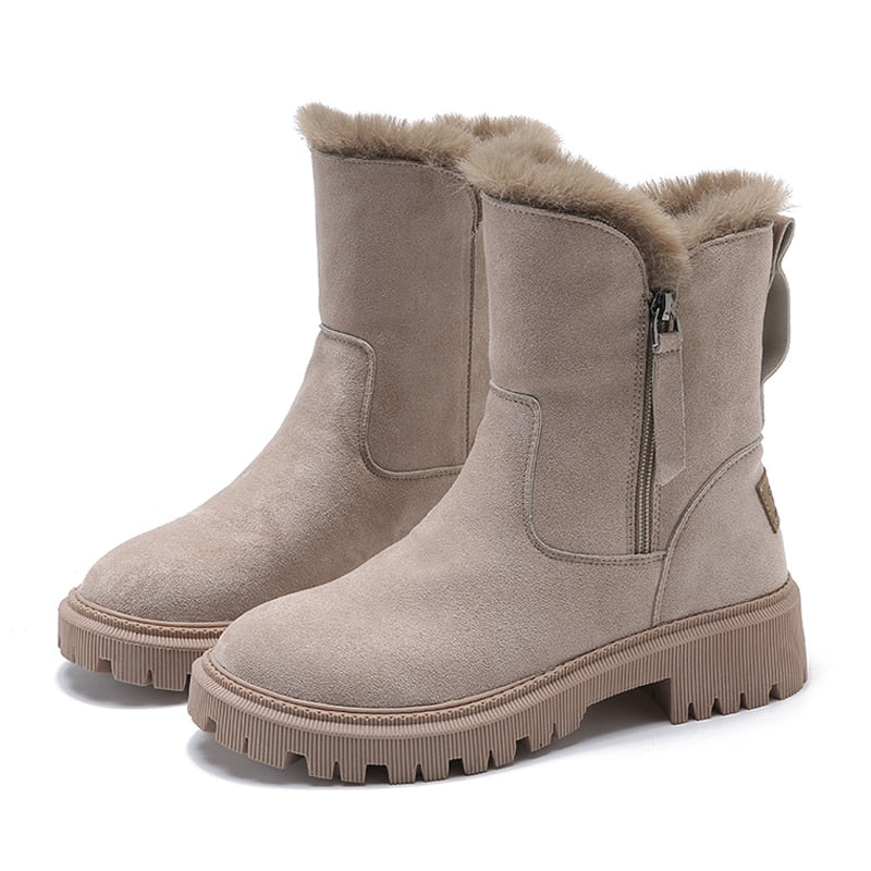 Ankle snow boots