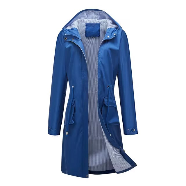 Waterproof fashionable women's trench coat