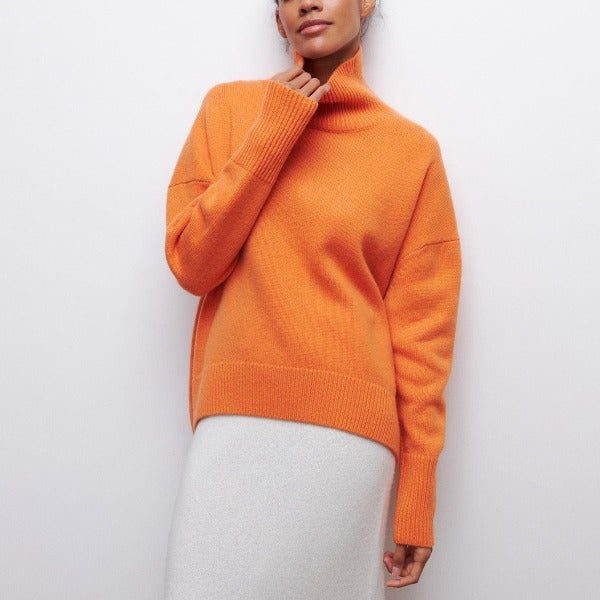 Cintia™ - High-neck knitted jumper