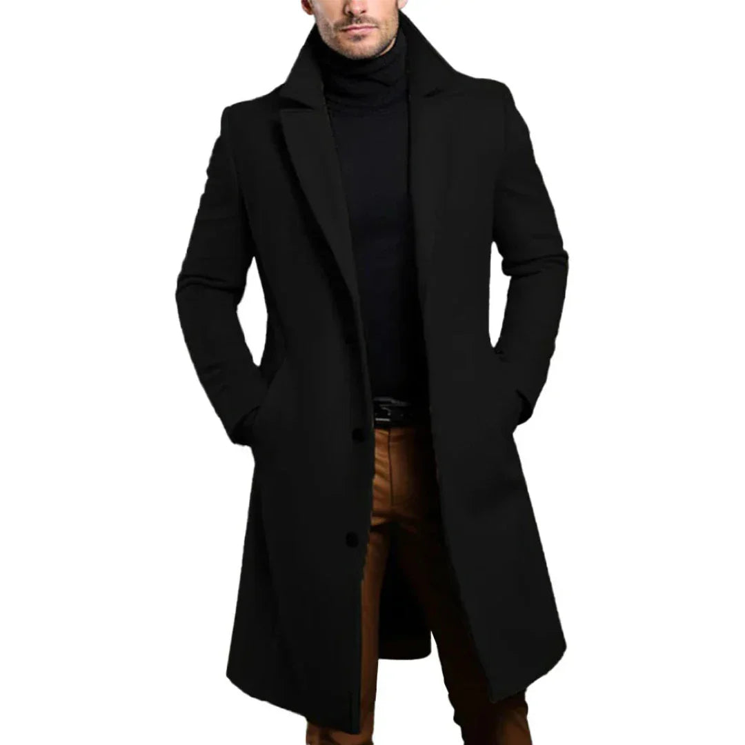 Ben | Warm Long Trench Coat for Men