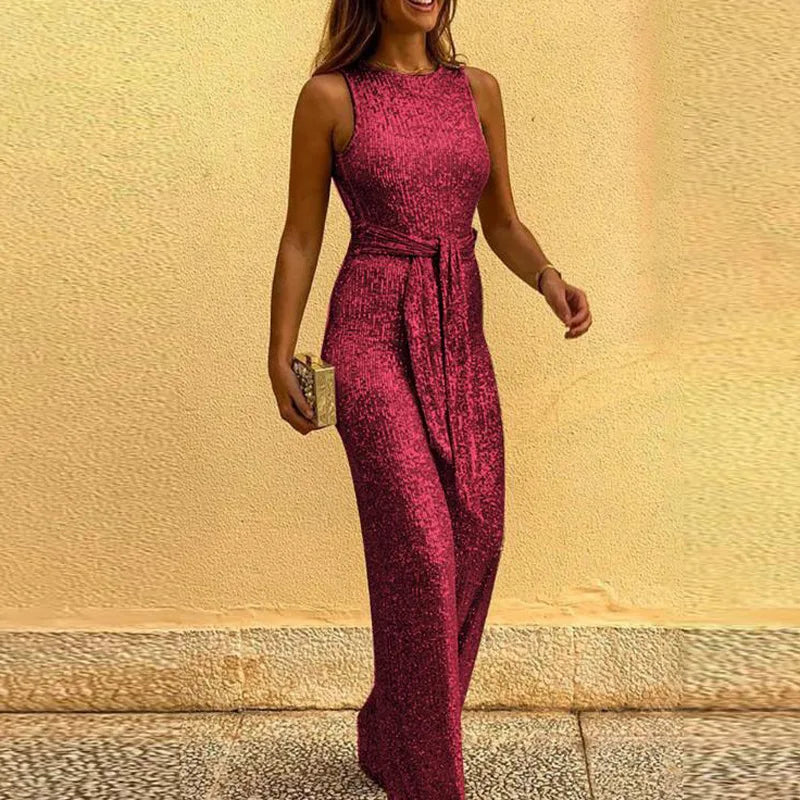 Elegant sequin jumpsuit