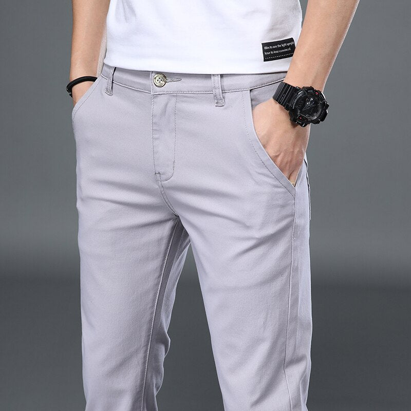 Business cotton Men's Trousers