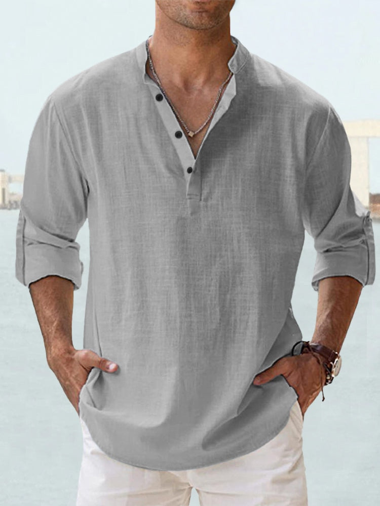 Cristofer™ - Elegant Linen Shirt for Men