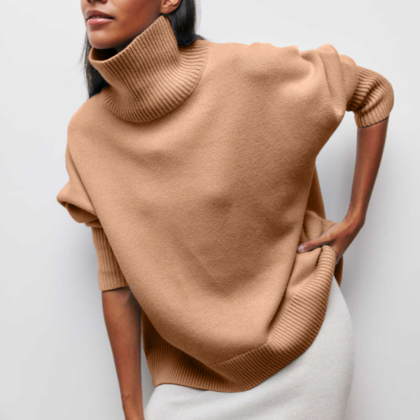 Cintia™ - High-neck knitted jumper