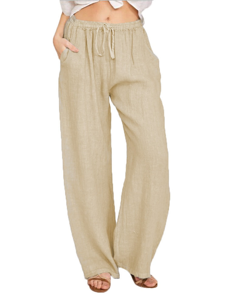 New loose cotton hemp trousers: Comfortable women's casual wear