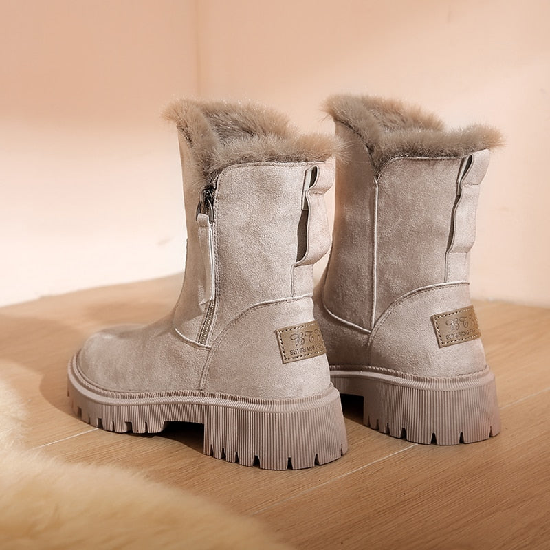 Ankle snow boots