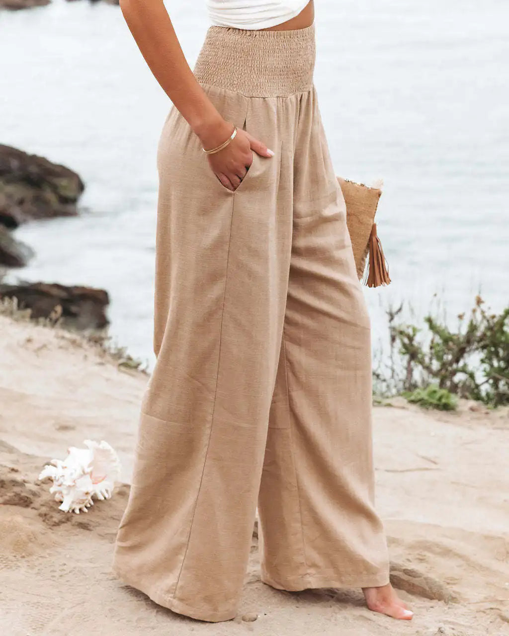 Wide trousers for women