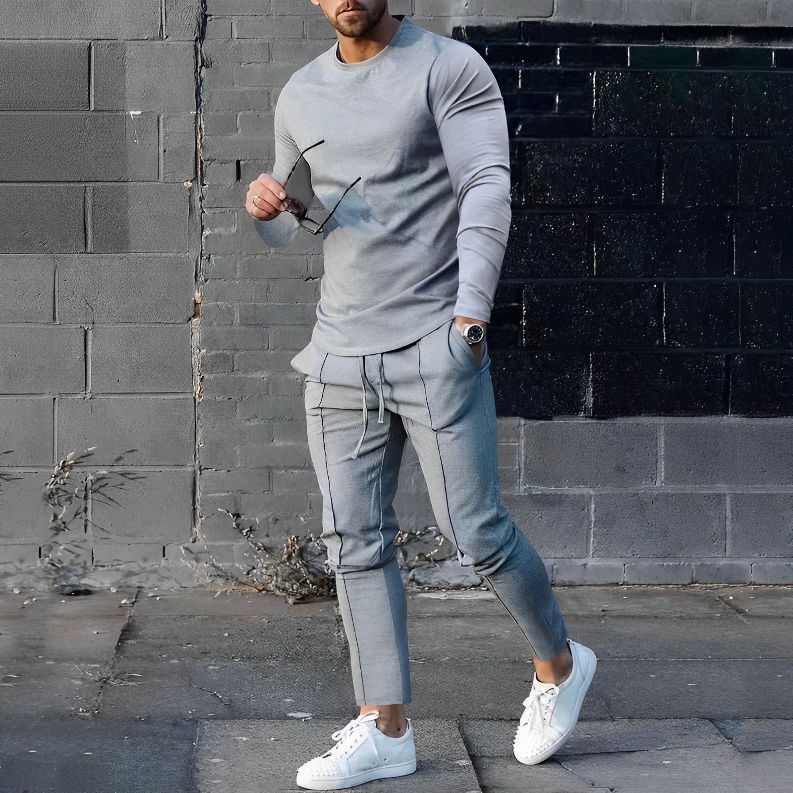 Sweater and trousers for men