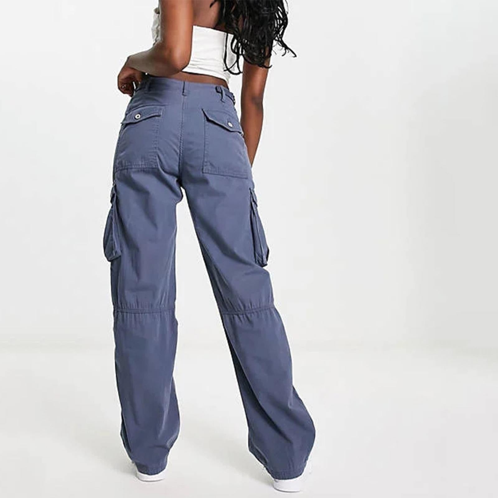 Straight cargo trousers