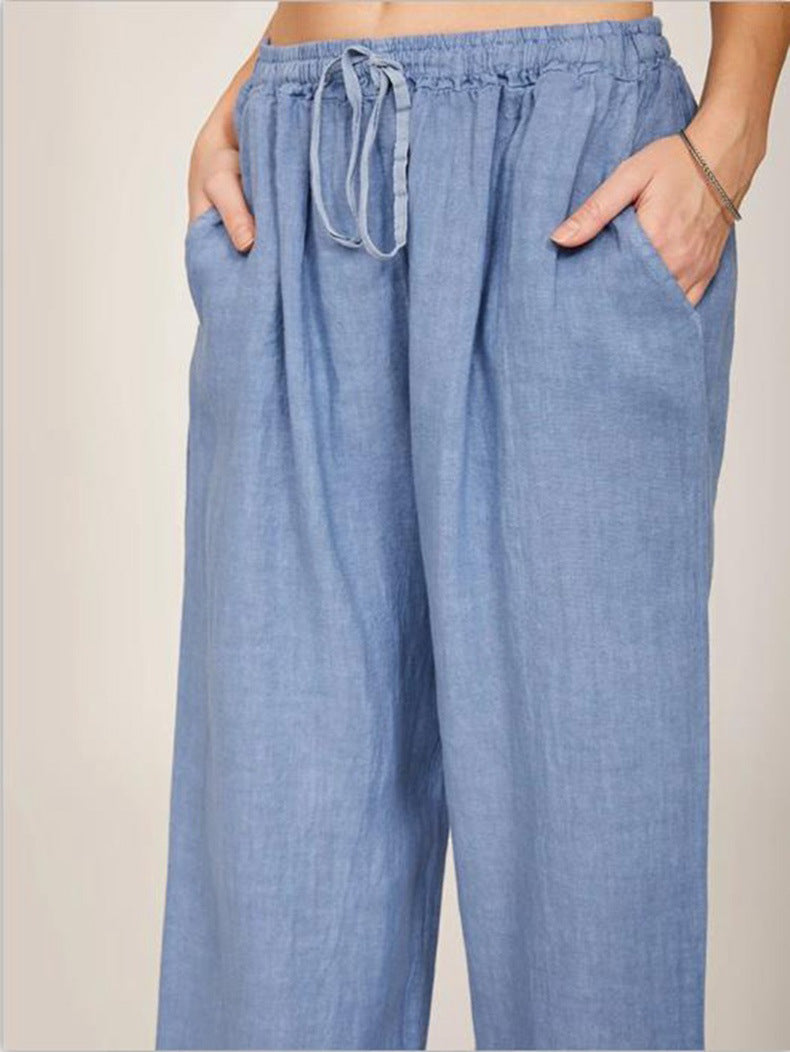 New loose cotton hemp trousers: Comfortable women's casual wear