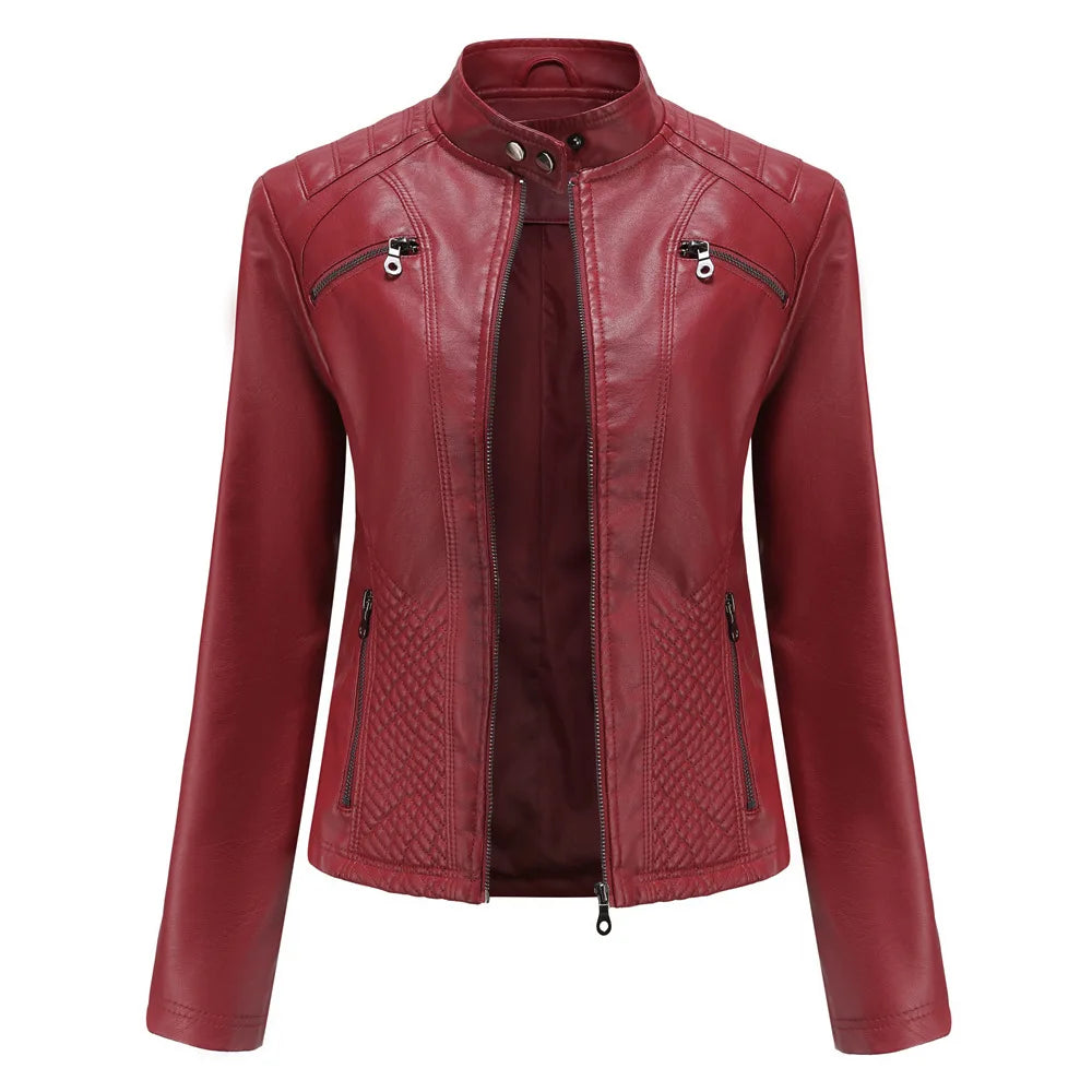 Fashionable Leather Jacket For Women